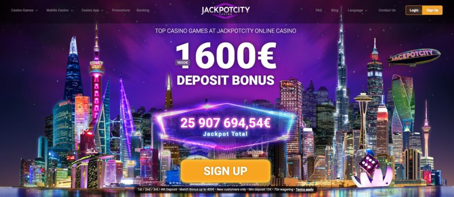 Jackpot City Casino Canada