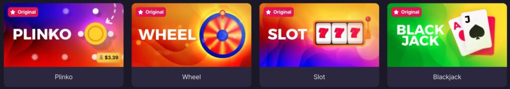 variety of crypto casino games