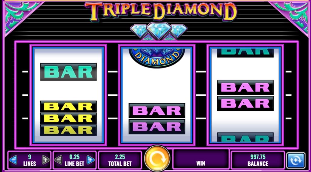 Triple Diamond Slot Screenshots