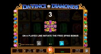 Da Vinci Diamonds Slot Demo Play