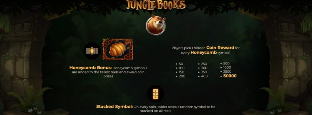 Jungle Books Game Symbols