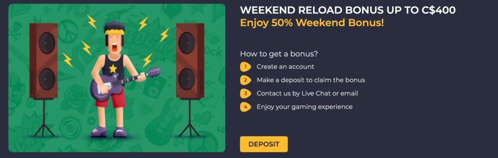Weekend Reload Bonus