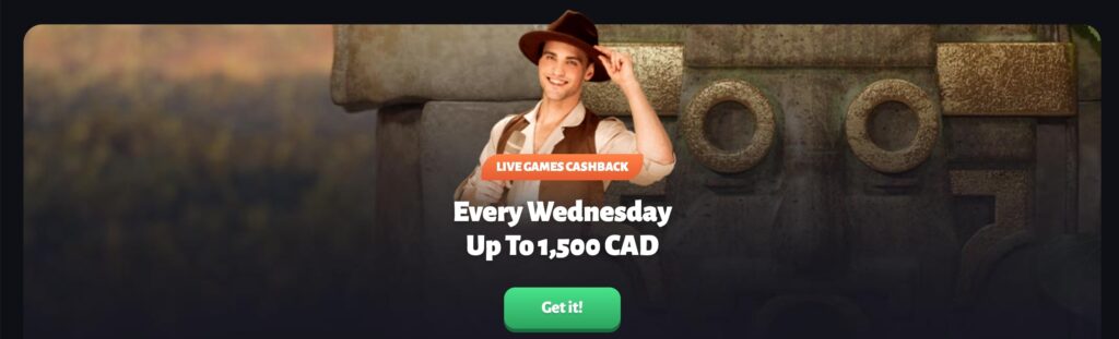 Live Games Cashback