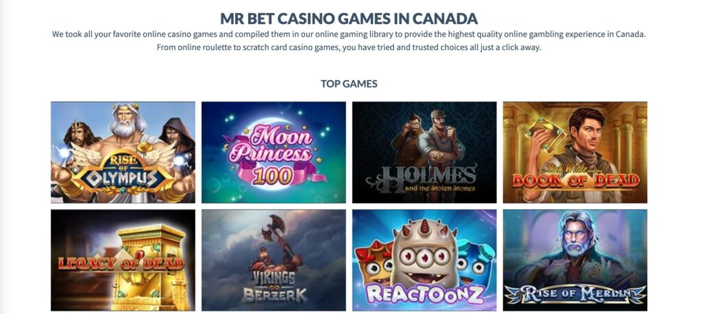 Mr Bet Casino Review Canada