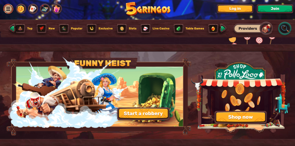 5Gringos Casino Review 2023